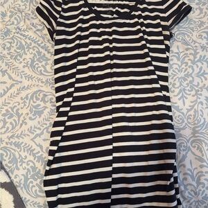 Bump Start Striped Black and White top
